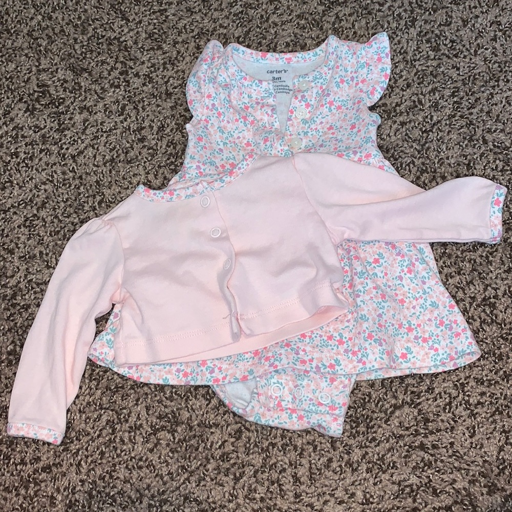 Baby Girl Dress with Sweater
